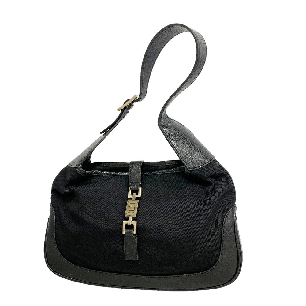 Gucci Jackie Handbag Canvas Black